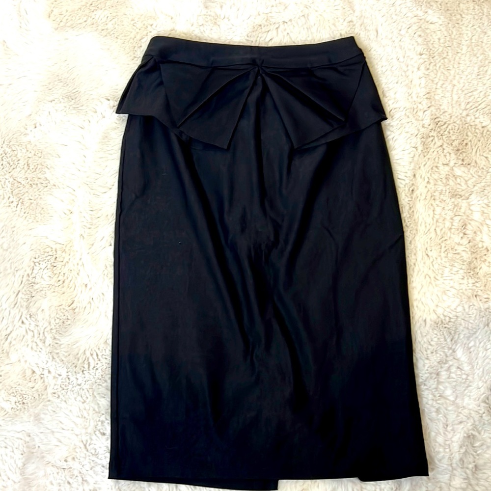 Peplum Pencil Skirt